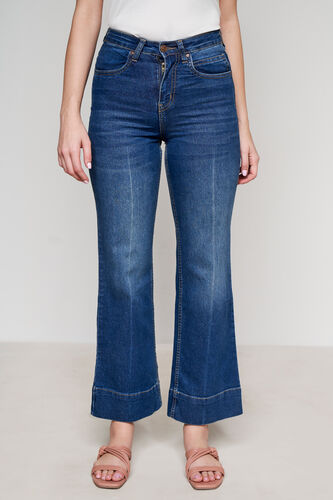Betty - Indigo Blue Wide-Leg Jeans, Blue, image 1